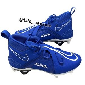 Nike Size 11 Alpha Menace Pro 3 Game‎ Royal Blue CT6649-414 Football Cleats